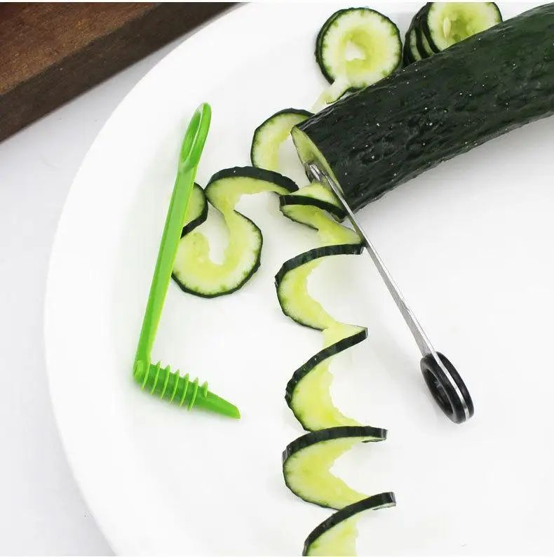 Stainless Steel Vegetable Spiralizer & Spiral Potato Slicer Tool
