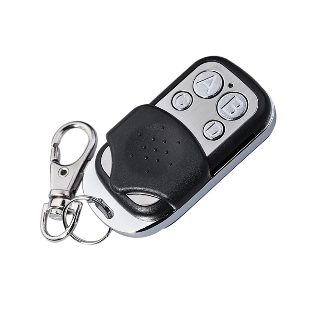Garage Door Remote Control Metal Push Button Universal Gate Opener Duplicator Key Fob