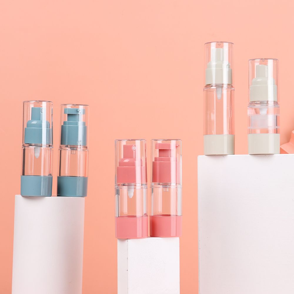 Lotion Empty Container Refillable, Makeup Tool Squeeze Pump Spray, Vacuum Bottle for Skincare Use