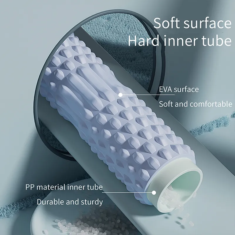 High-Density Foam Roller for Muscle Massage, Back Pain Relief & Muscle Recovery in Legs & Arms
