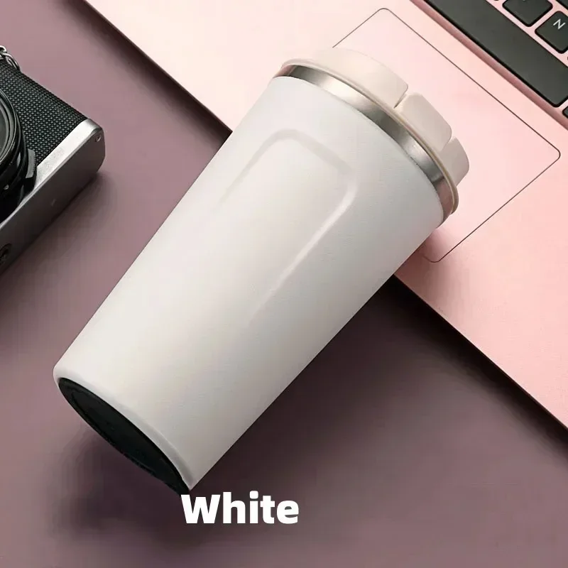 Thermal Mug, Stainless Steel Coffee Cup, Leak-Proof Thermos Bottle, Insulated Flask, Hot Tea Coffee Mug