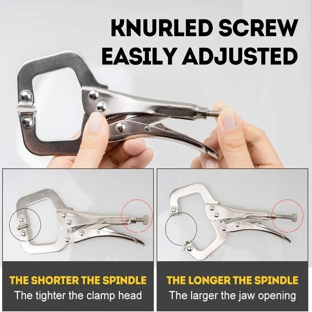 AIRAJ 7 Inch Multifunctional Locking Pliers Carbon Steel Electrician Hand Tool