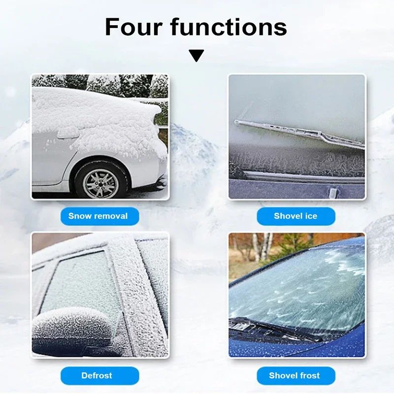 SEAMETAL Car Ice Scraper Snow Shovel