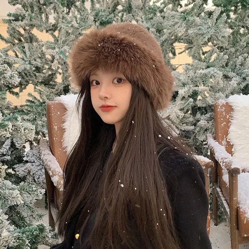 Plush Thermal Winter Fisherman Hat with Ear Protection