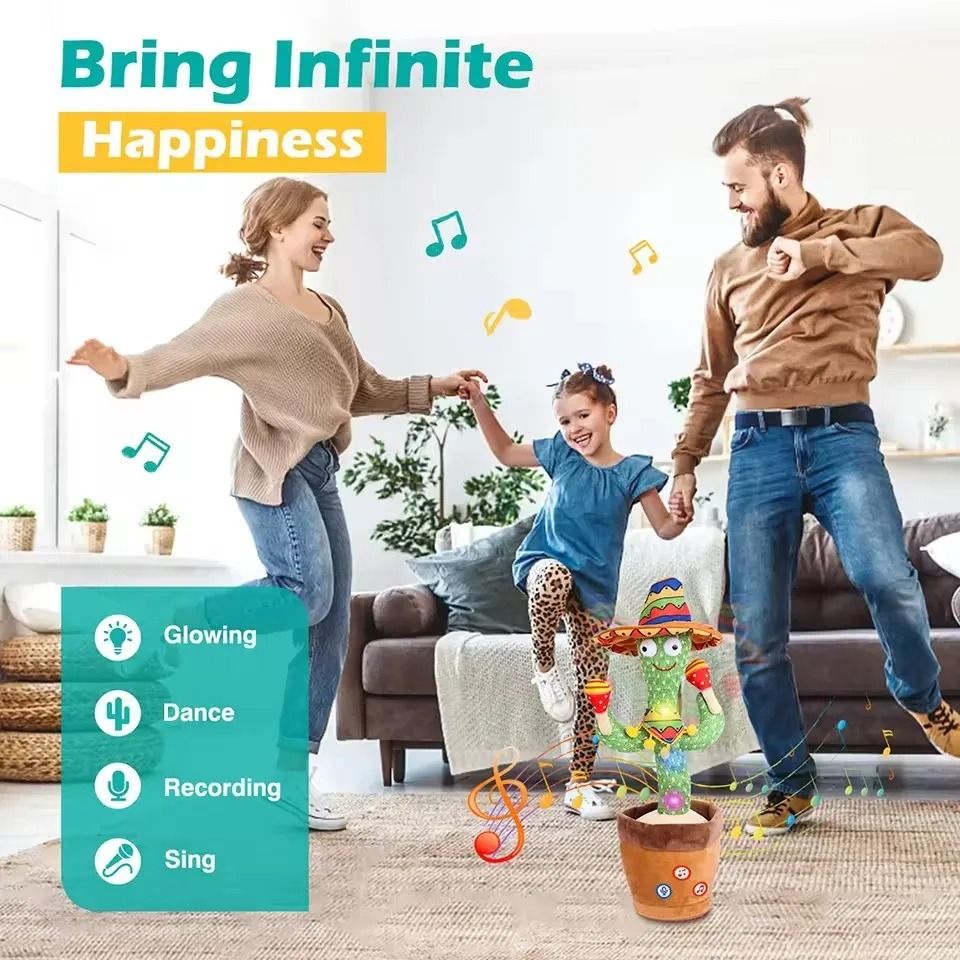 Talking and Dancing Cactus Toy