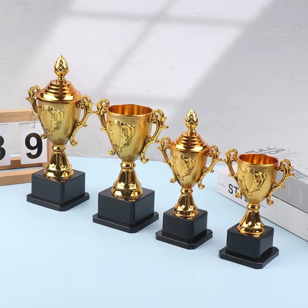 Gold Awards Trophy, Plastic Model Dancing Competition Cup, Small Prize for Children Winner Craft Souvenir
