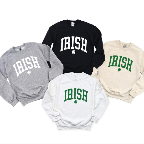 Irish Clover St. Patricks Day Shirt | Womens Lucky Shamrock Graphic Tee Cute Holiday Outfit