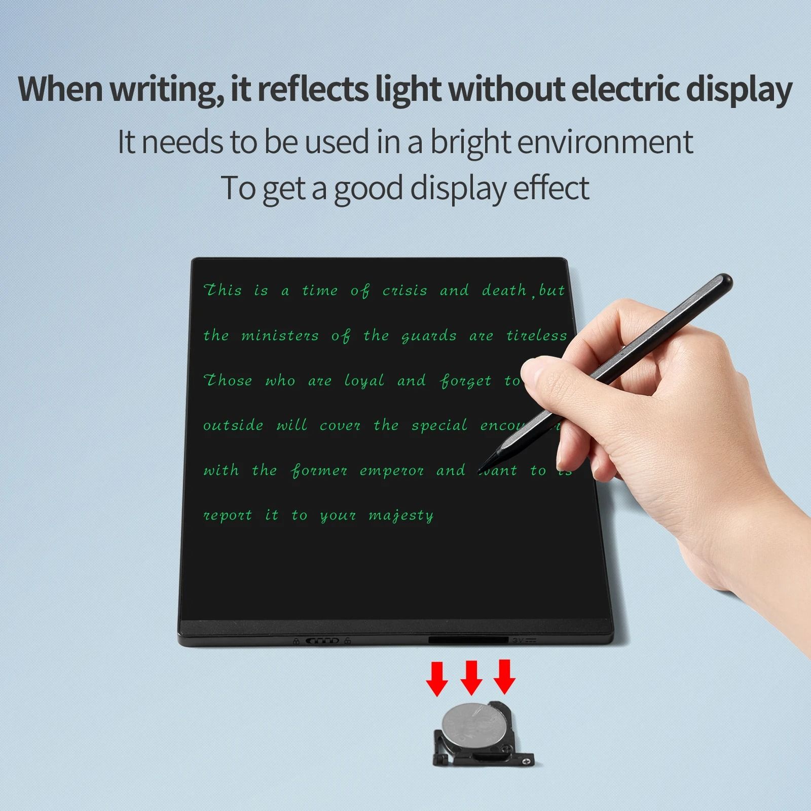 9.5-Inch Superfine LCD Writing Tablet – Precision Full-Screen Drawing Board & Educational Notepad
