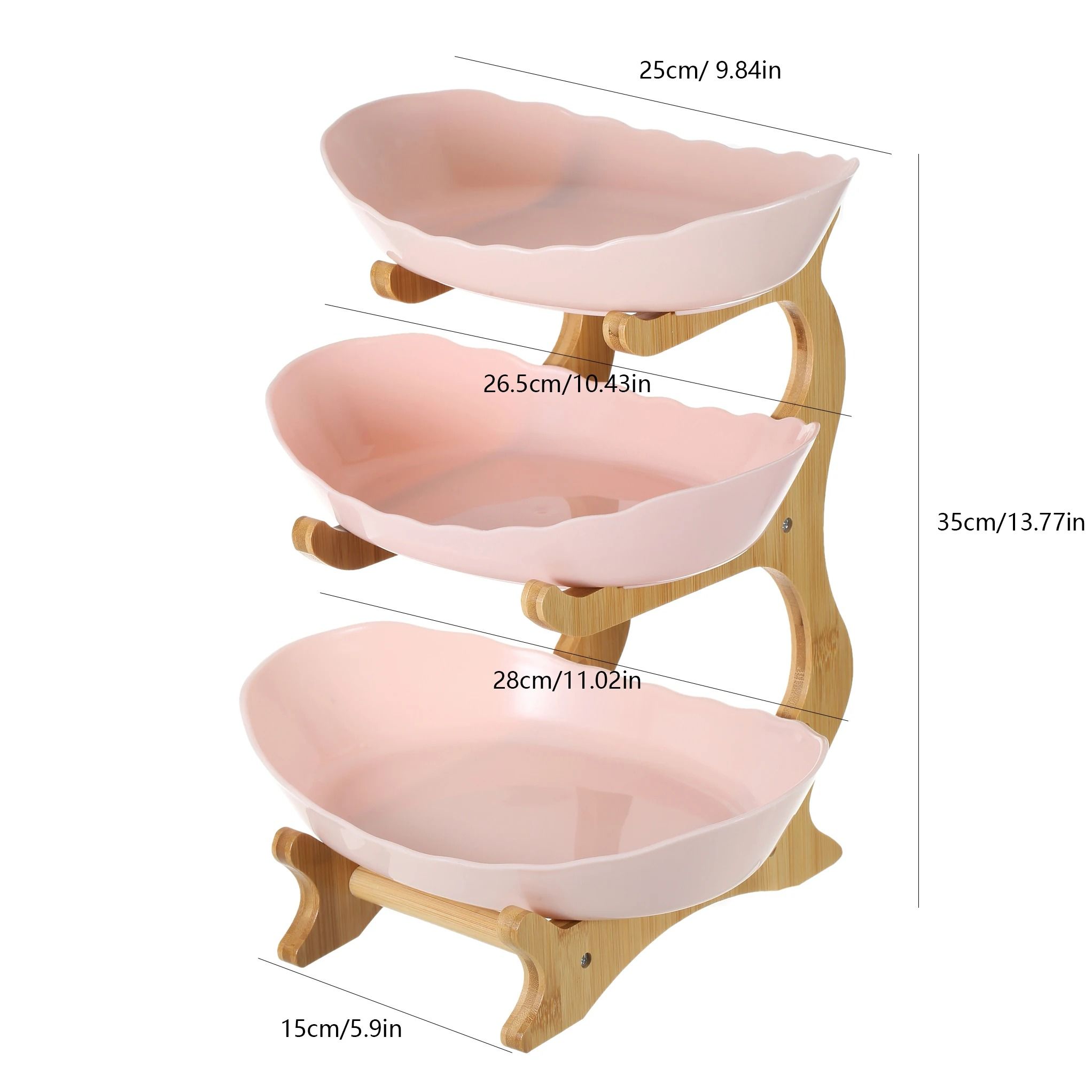 Elegant Multi-Layer Fruit Plate – Creative Modern Snack Dish & Cake Stand