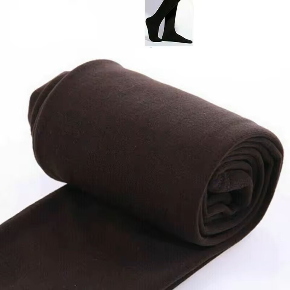 Women's Thick Thermal Fleece Pantyhose Full-Length Winter Tights