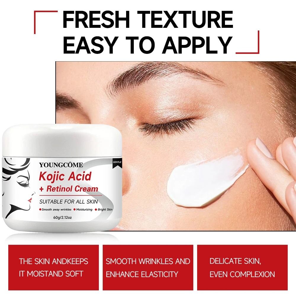 Kojic Acid Retinol Cream Anti Aging Moisturizing Brightening Face Cream