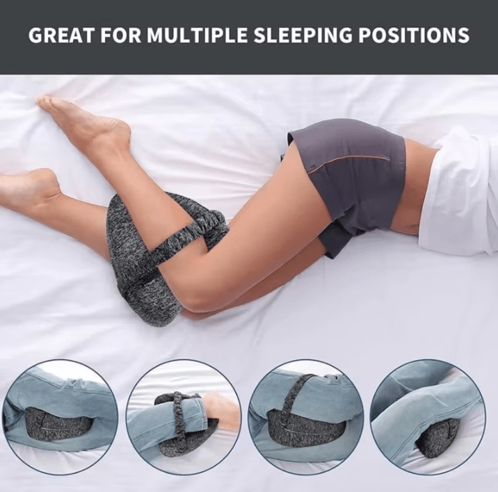 Memory Foam Orthopedic Knee Support Pillow – Leg & Sciatica Relief Cushion for Bed & Sofa
