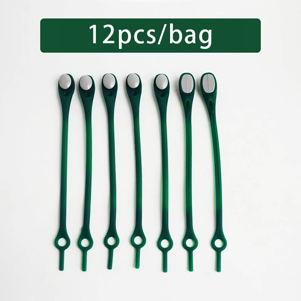 12-Piece Elastic Silicone No-Tie Shoelaces