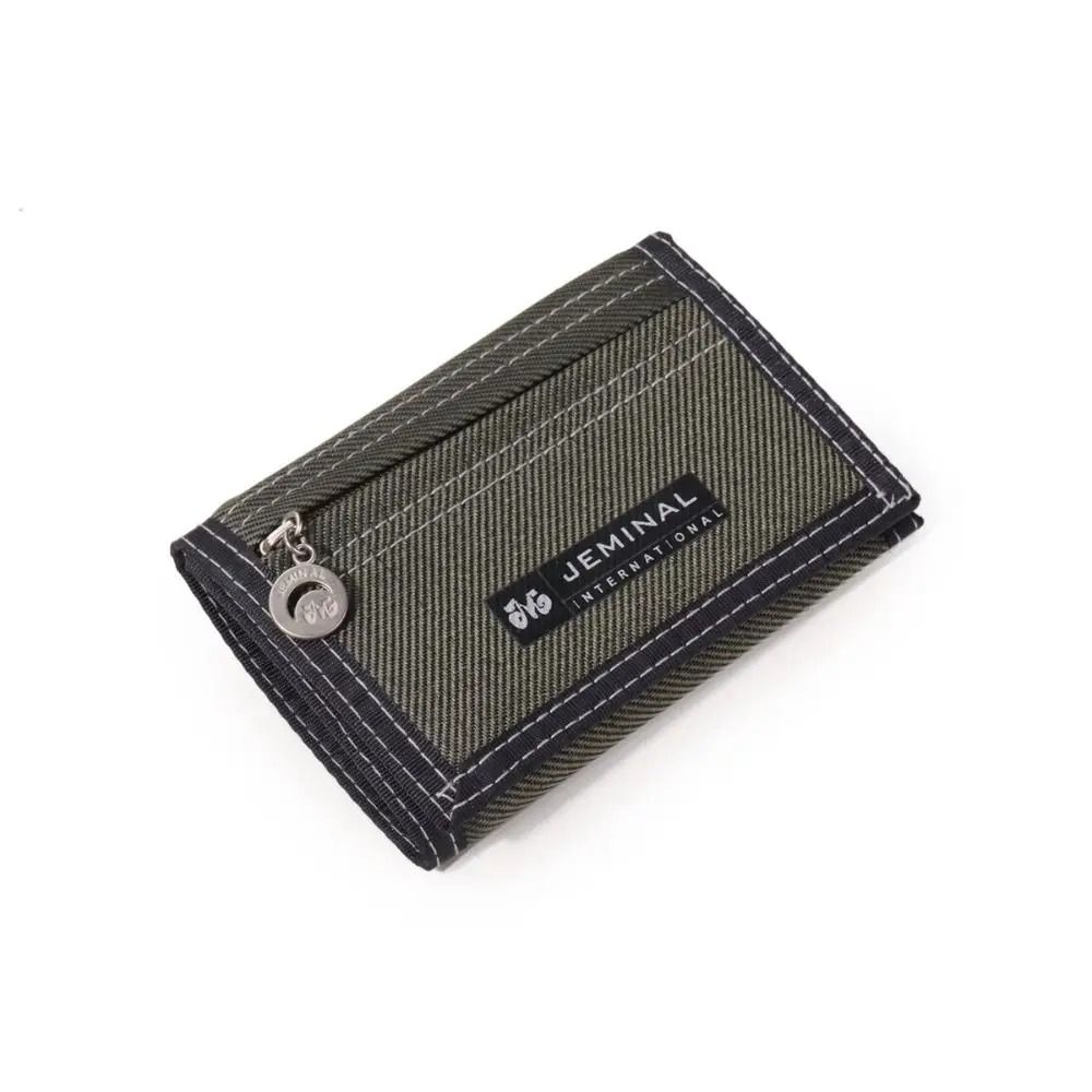 Canvas Trifold Portable Wallet – Multi-functional Short Change Purse – High-Yield Logistical Interaction Hub