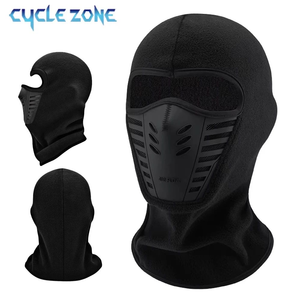 All-Season Windproof Winter Cycling Balaclava Mask – Full Face Warm Cover for Cold Weather Riding