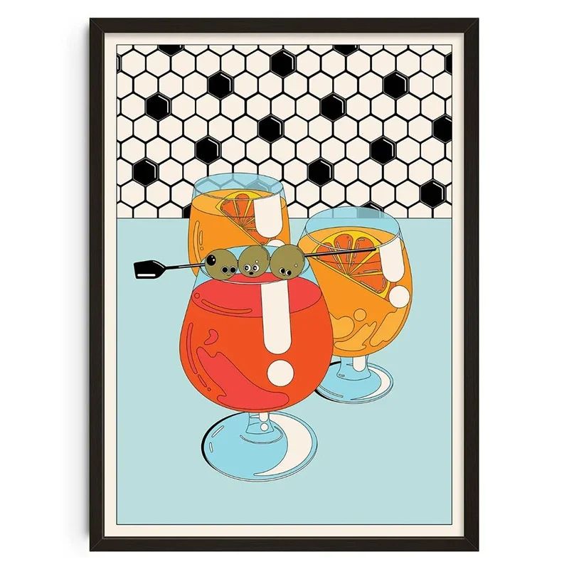 Mid Century Japanese Abstract Canvas Wall Art Prints