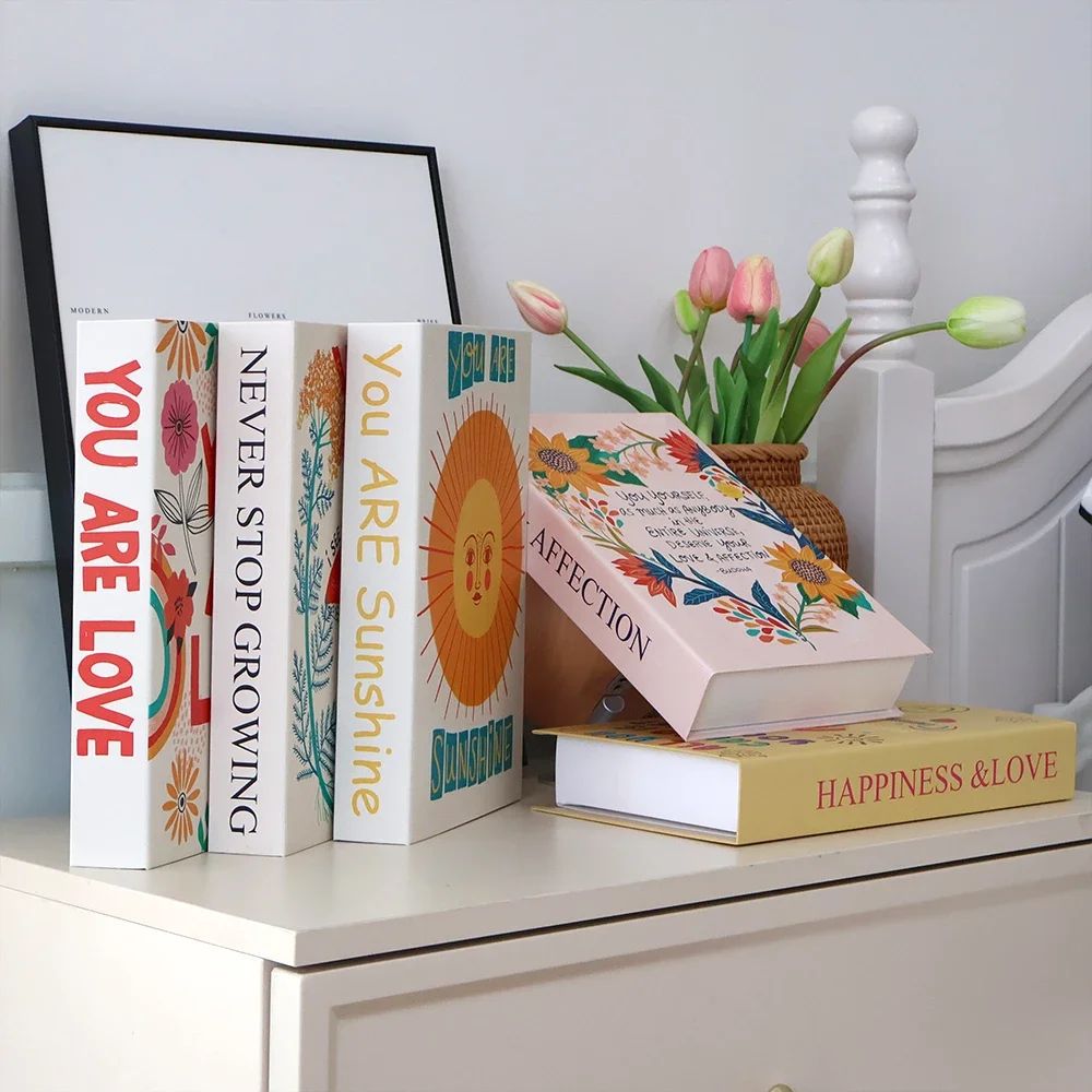 Luxe Decorative Books for Home Decor Coffee Table Book Decor Faux Book Accent
