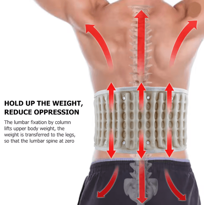 Inflatable Lumbar Decompression Belt for Lower Back Support