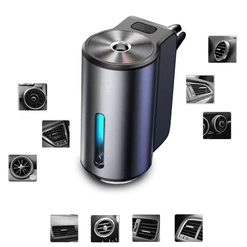 Electric Car Vent Essential Oil Diffuser with Aromatherapy Mist and Night Light