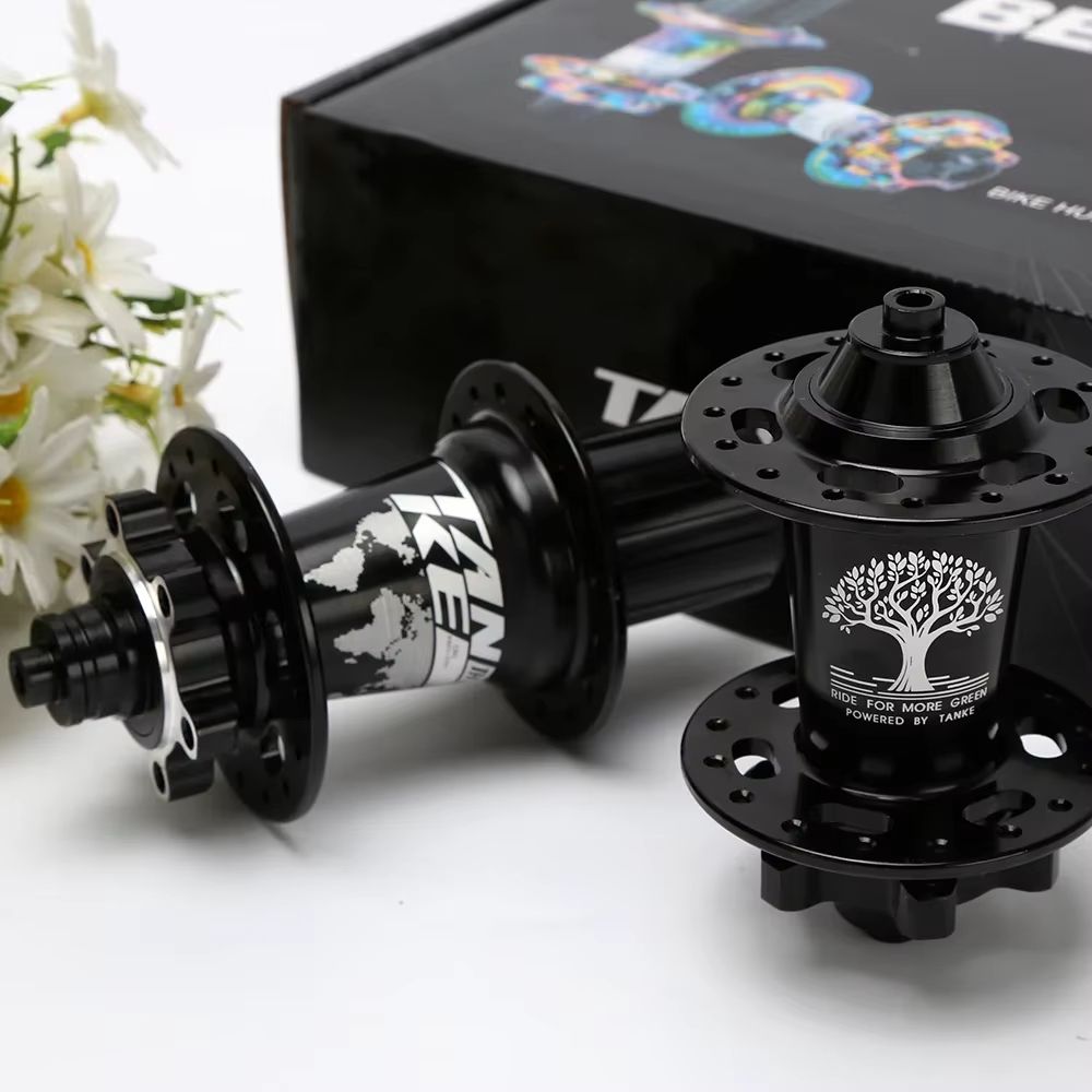 TANKE 120-Click 6-Bearing MTB Hub – 28/32/36H Disc Brake Front & Rear (8-12 Speed)