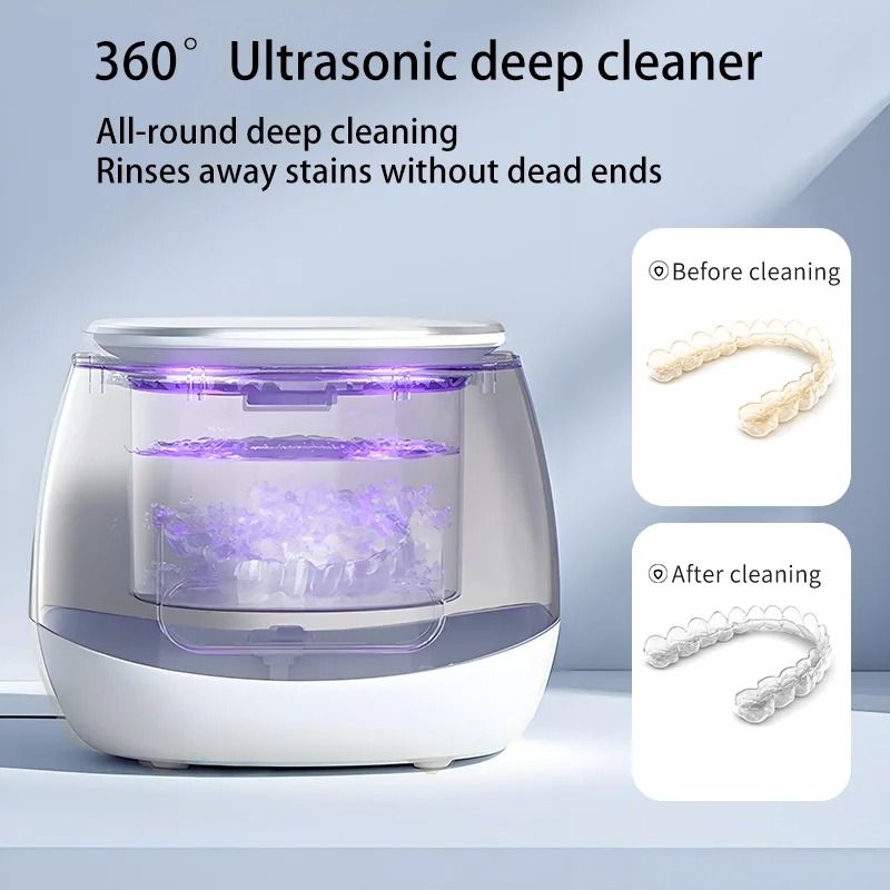 USB Rechargeable 48KHZ Professional Multi Function Ultrasonic Cleaner