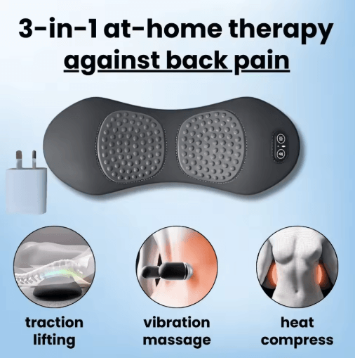Okayso 3 in 1 Shiatsu Back Massager Portable Deep Tissue Massager for Back Shoulder & Waist Relief