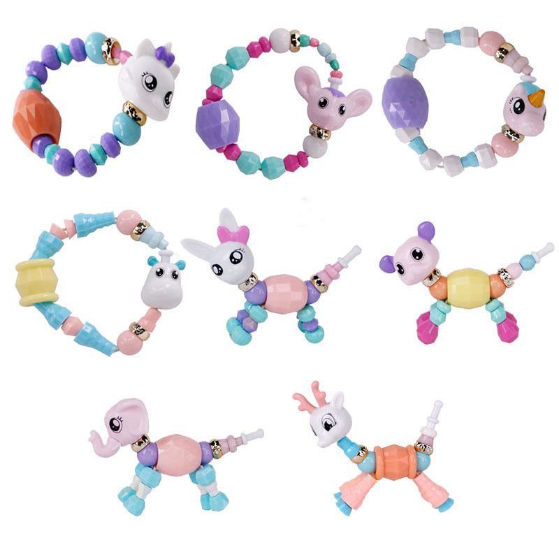 DIY Cute Magic Animal Twist Bracelets