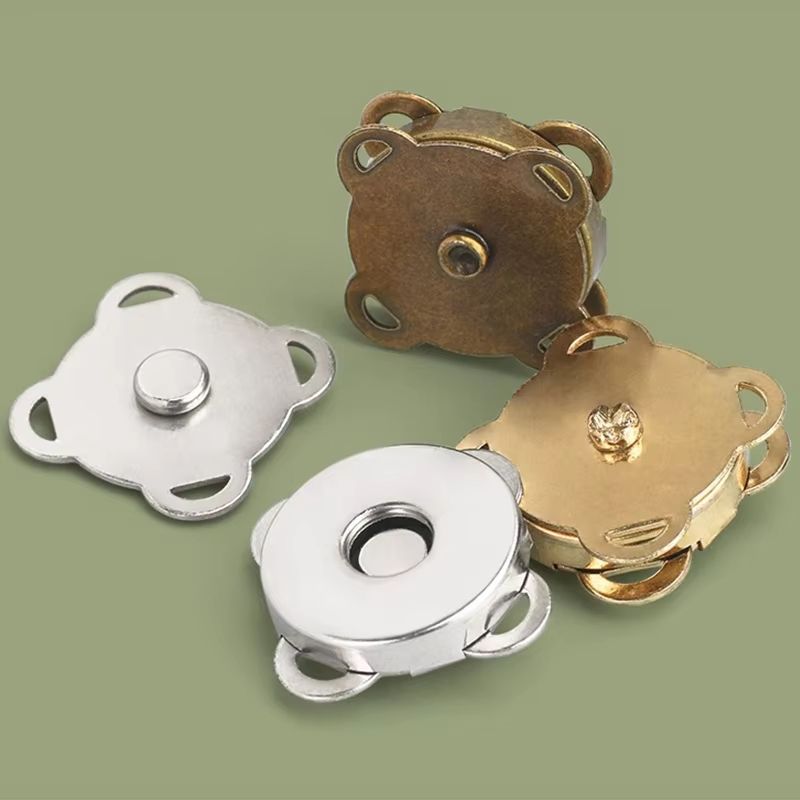 Magnetic Snap Button Set – Invisible Metal Sew-On Clasps for Bags, Clothes, and DIY Crafts (1/10 Sets)