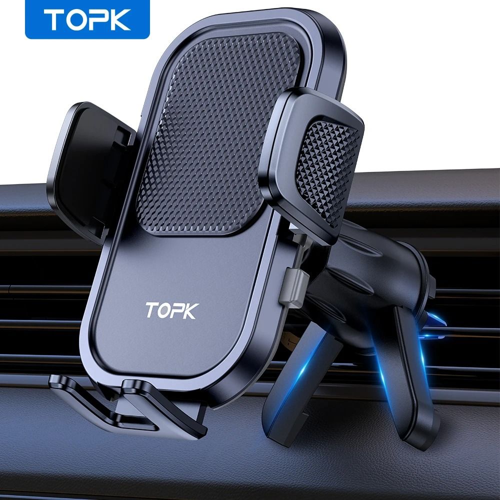 TOPK Car Phone Holder Air Vent Phone Mount Universal Car Mount for Smartphones