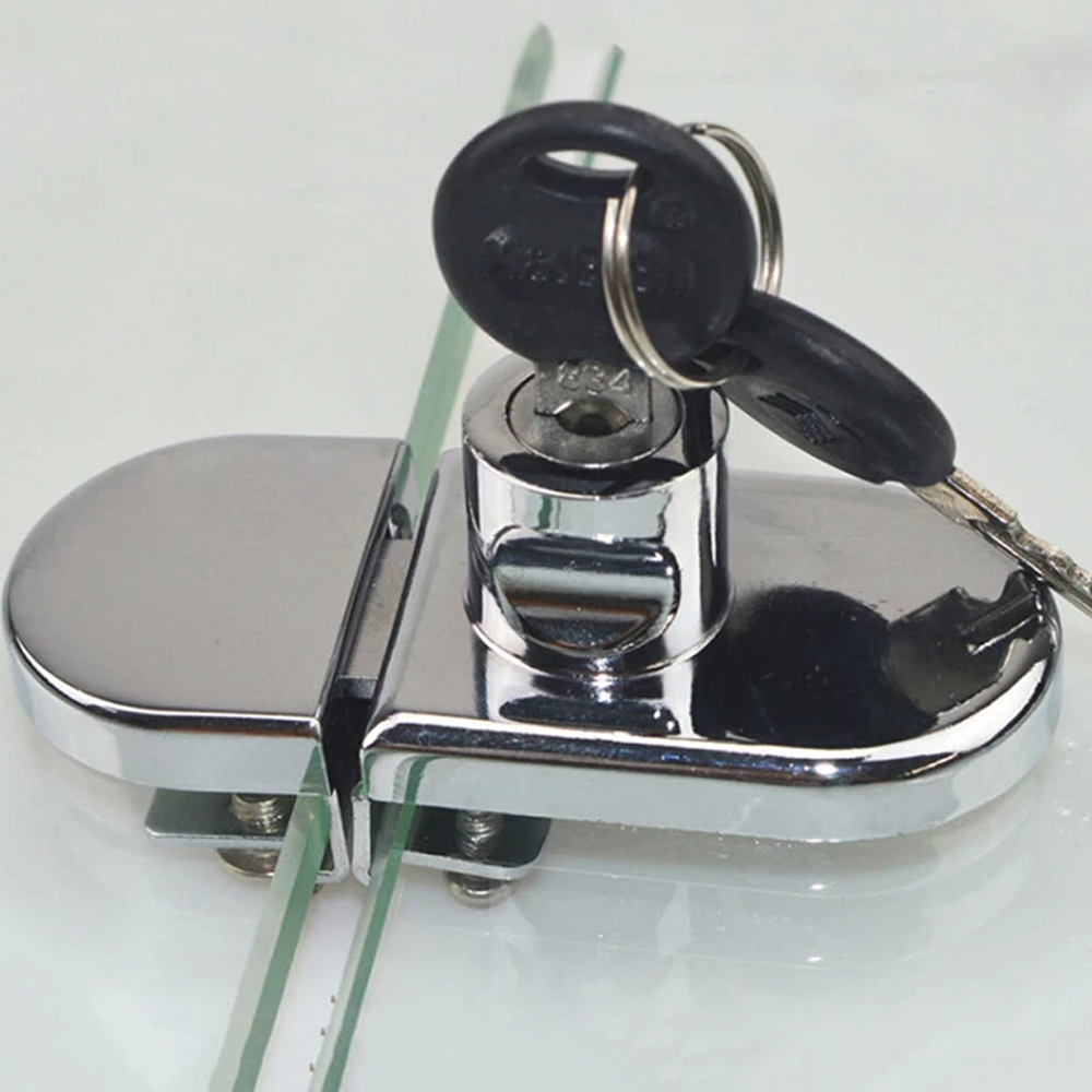 Single Glass Lock Furniture Hardware