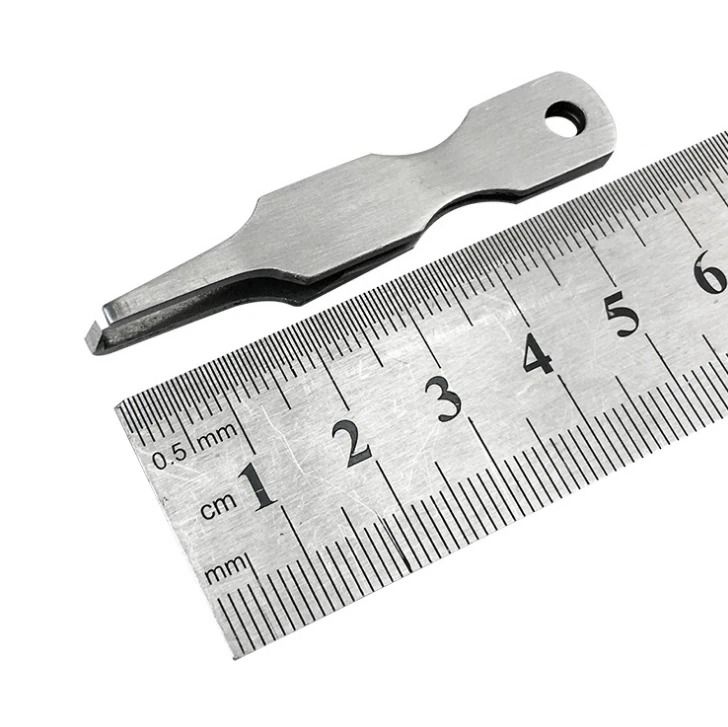 Compact Fishing Line Cutter & Split Ring Opener Stainless Steel Fly Fishing Nippers
