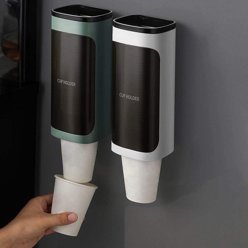 Wall Mounted Paper Cup Dispenser With Automatic Drop Design
