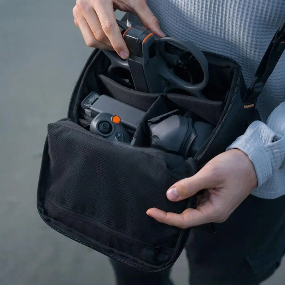 Compact Multi-Component Drone Travel Bag