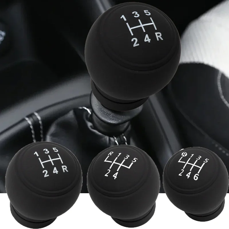 Universal Silicone Gear Shift Knob Cover Dustproof & Waterproof Nonslip Manual Shifter Protector