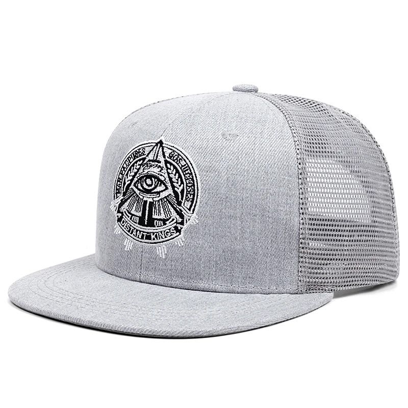 Eye of God Flat Edge Mesh Hip-Hop Hat