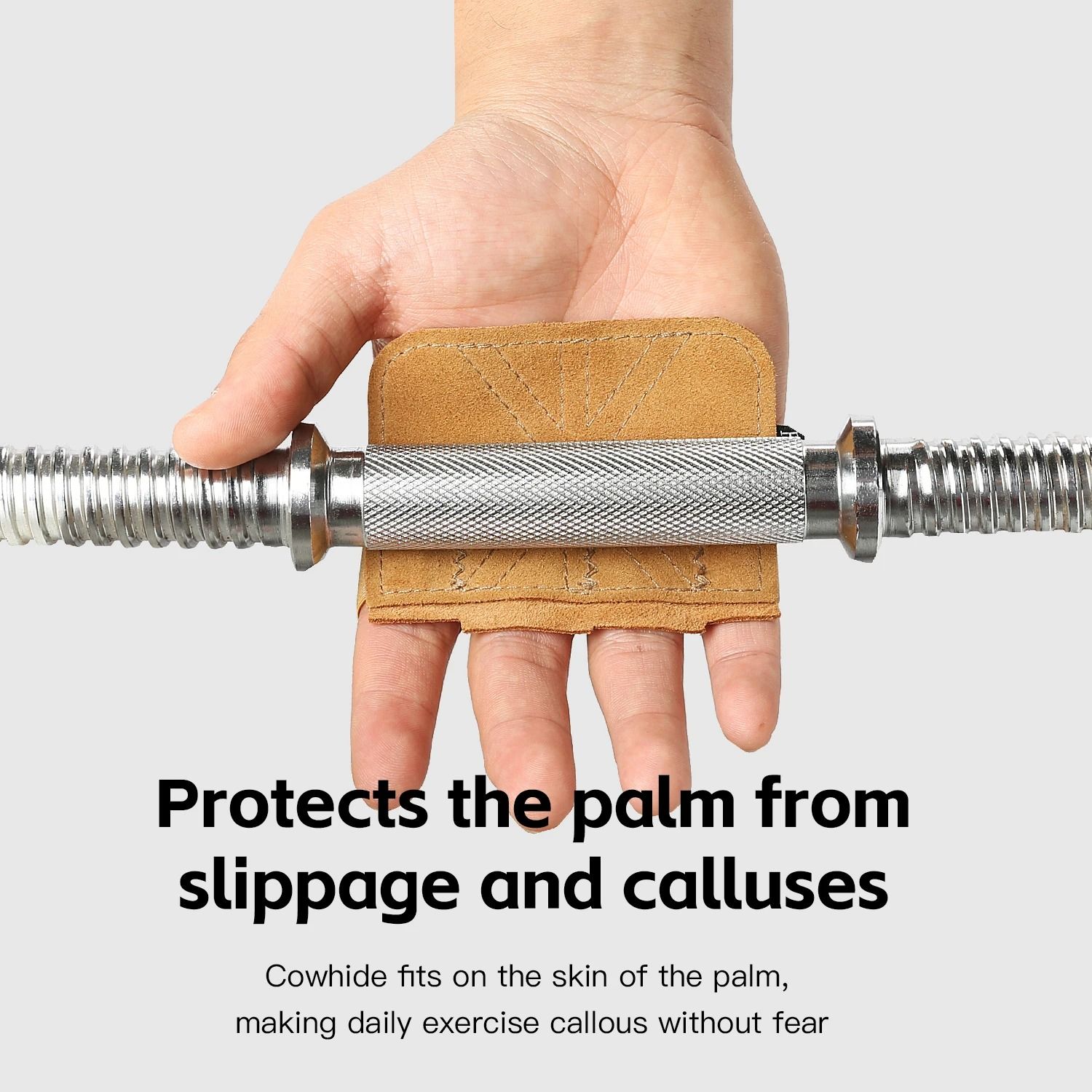 Cowhide Weightlifting and Palm Protection Grips