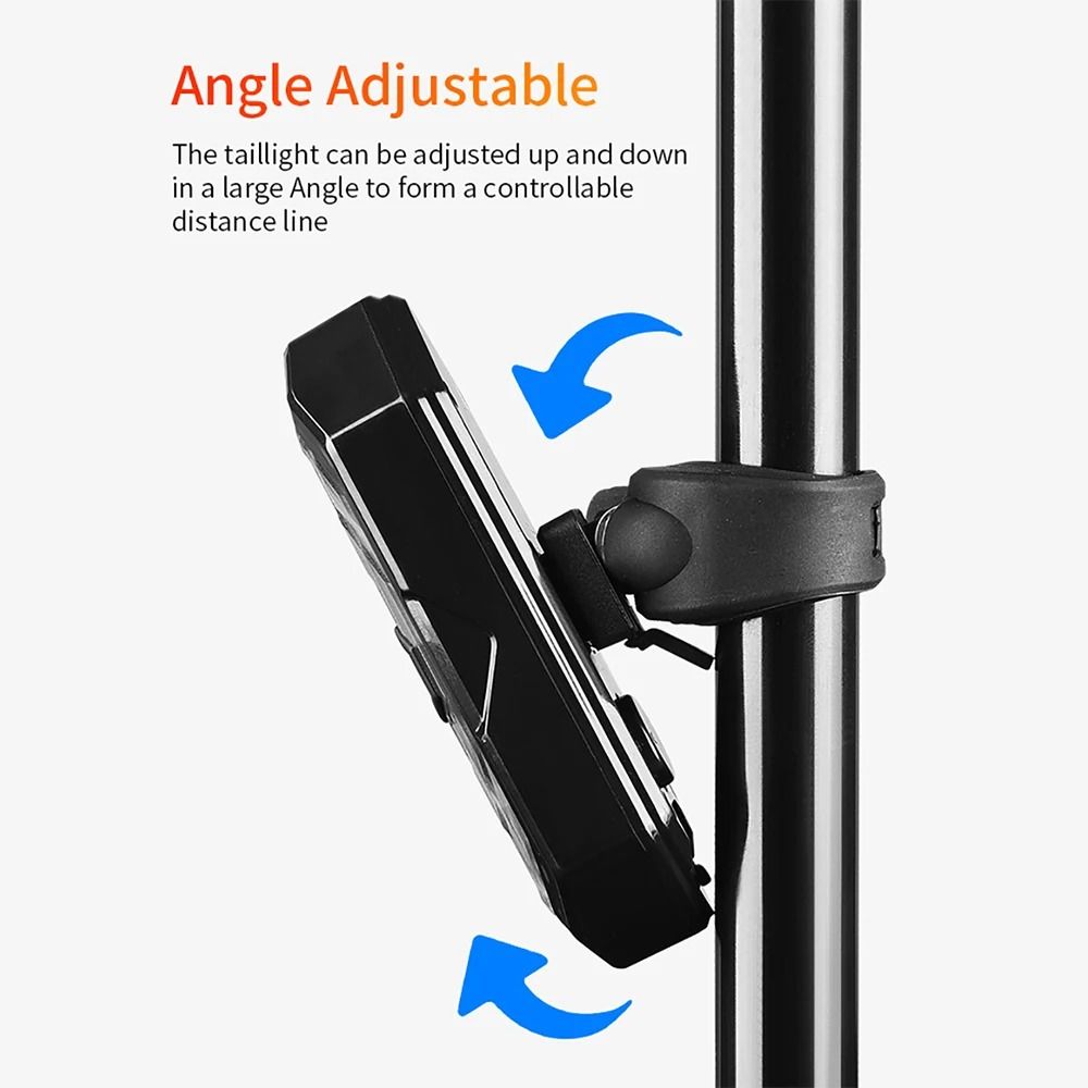 Wireless Remote Control Bicycle Tail Light with Turn Signals