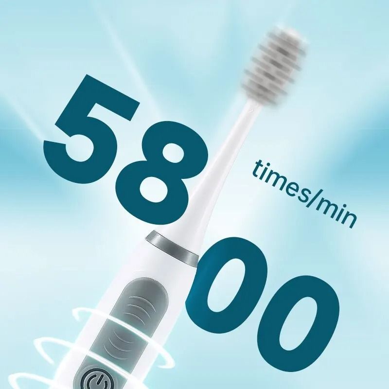 Essential Household Sonic Toothbrush | IPX6 Waterproof & Gentle Soft Hair Bristles