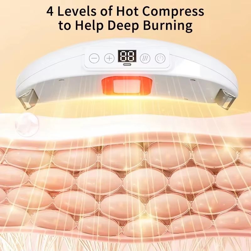VibraTone Pro Wireless Heated Belly Massager Belt