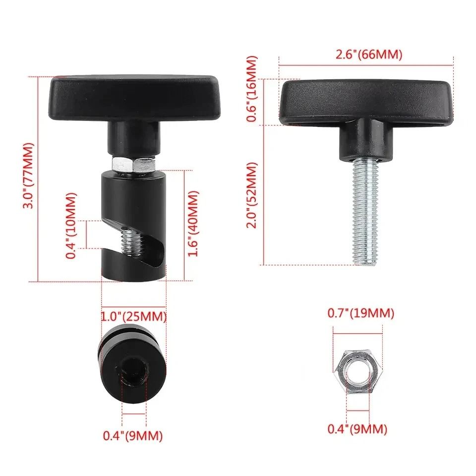 Universal Car Hood Support Clamp – Anti-Slip Lift Rod Fixing Tool – Engine Cover Hydraulic Absorber Accessory