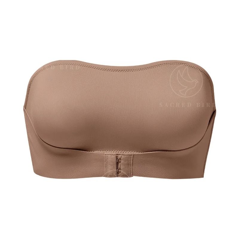 Effective Slip-proof Side One Piece Padded Ice Silk Seamless Strapless Bra