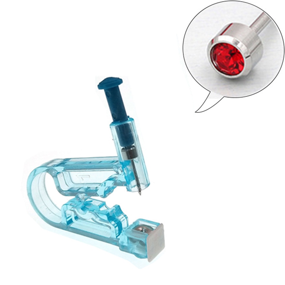 Disposable Sterile Ear Piercing Kit: Cartilage, Tragus, Helix Gun with No Pain - 1/2/4Pcs Piercer Tool & Stud Jewelry