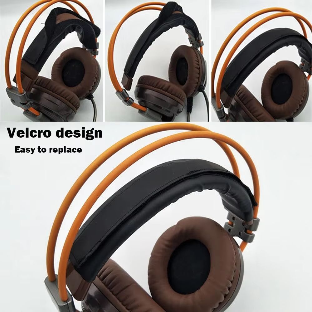 Universal PU Leather Headset Earmuff and Headband Replacement Pads