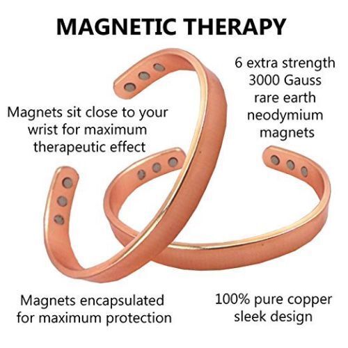 Copper Magnetic Bracelet Arthritis Pain Relief