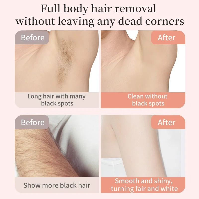 2 in 1 Electric Hair Trimmer and Shaver Portable Hair Removal Tool for Men and Women