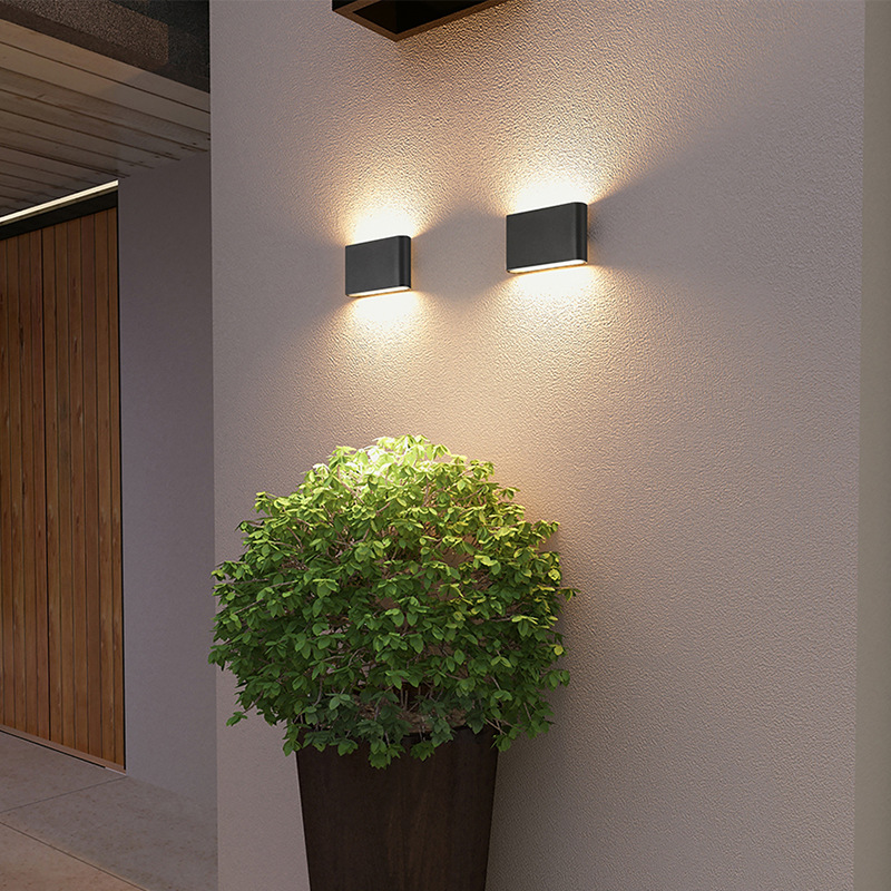 Modern Style Nordic Wall Light Aluminum, Waterproof Up Down Lamp, Indoor Corridor Lights for Bedroom, Stairs, Bedside