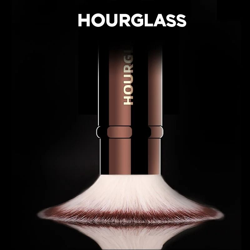 Hourglass Makeup Brush for Powder Foundation Concealer Blush Bronzer Eyeshadow