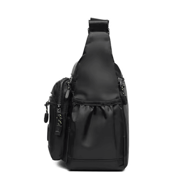 Mens Cross Body Bag Adjustable Shoulder Business Multi Pocket Everyday Messenger Bag