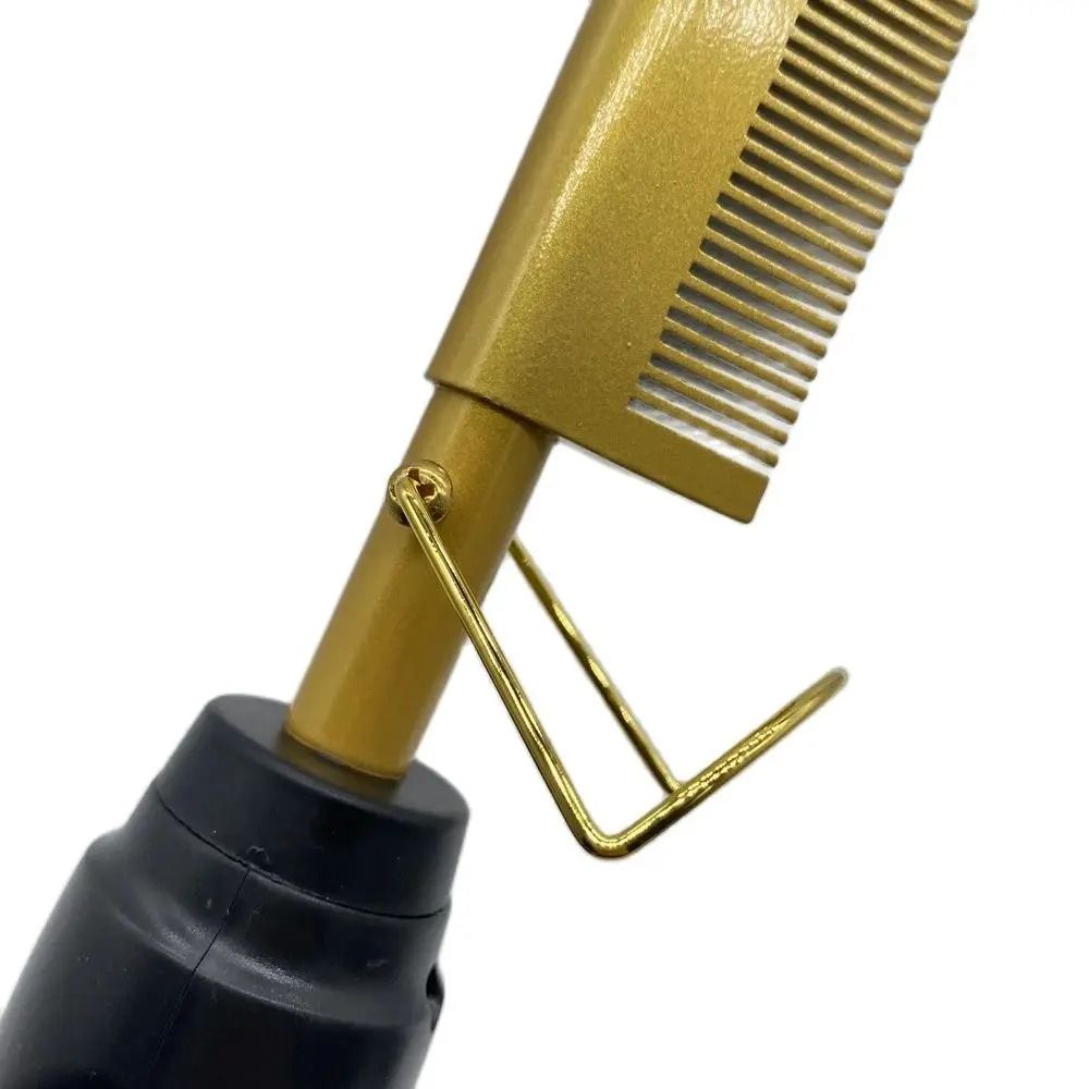Electric Hot Comb Hair Straightener Fast Heating Pressing Comb Brush