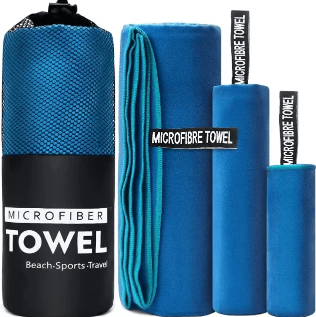 Quick Drying Sports Towel 16 x 31 Inches for Gym Swimming Camping and Travel